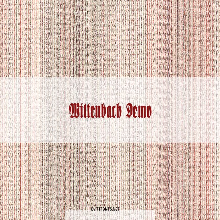 Wittenbach Demo example